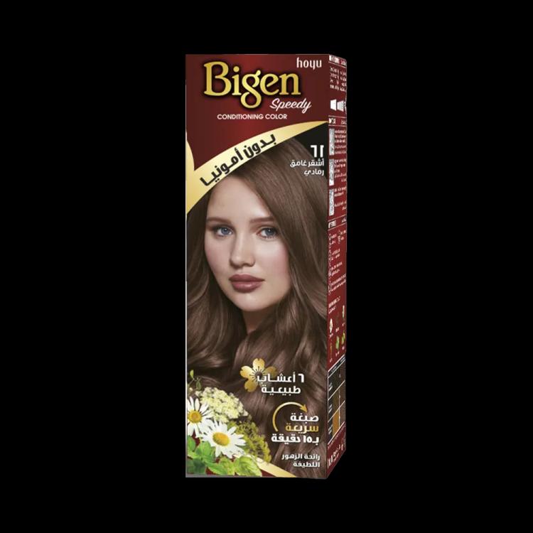 Bigen Speedy Conditioning Color - 61 Dark Ash Blonde (80 g)