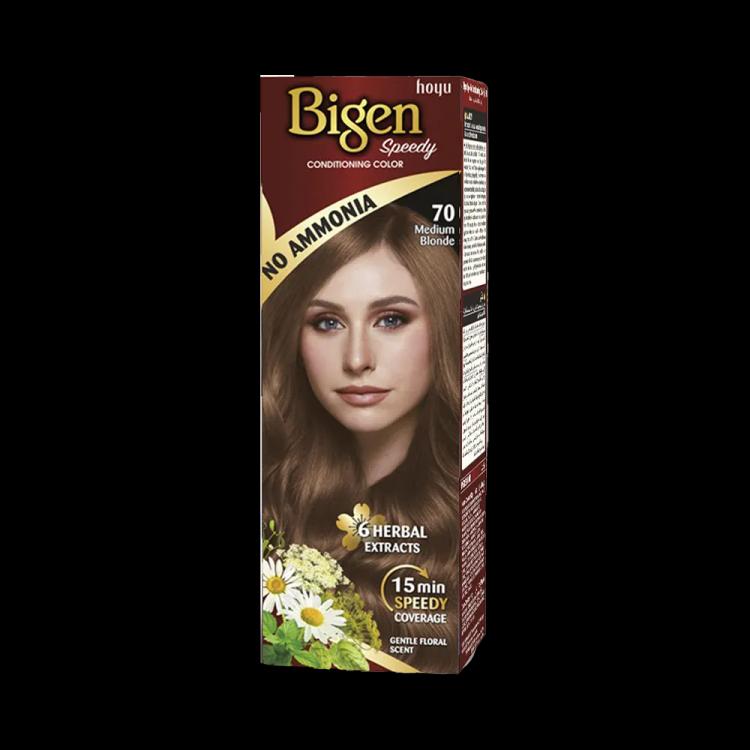 Bigen Speedy Conditioning Color - 70 Medium Blonde (80 g)