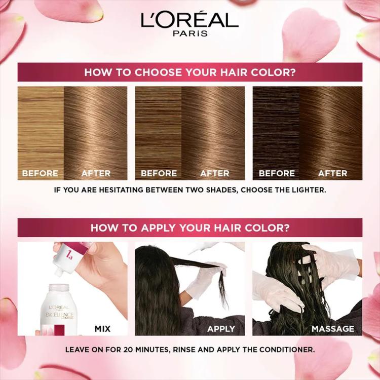 L’Oréal Paris Excellence Creme Permanent Hair Color - 7 Blonde (100 g)