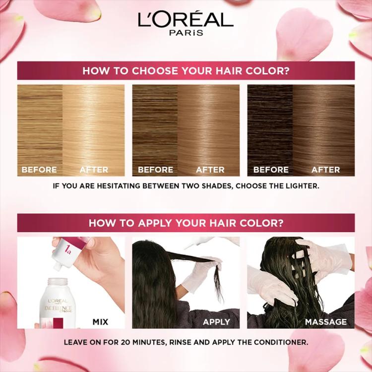 L’Oréal Paris Excellence Creme Permanent Hair Color - 9 Very Light Blonde (100 g)