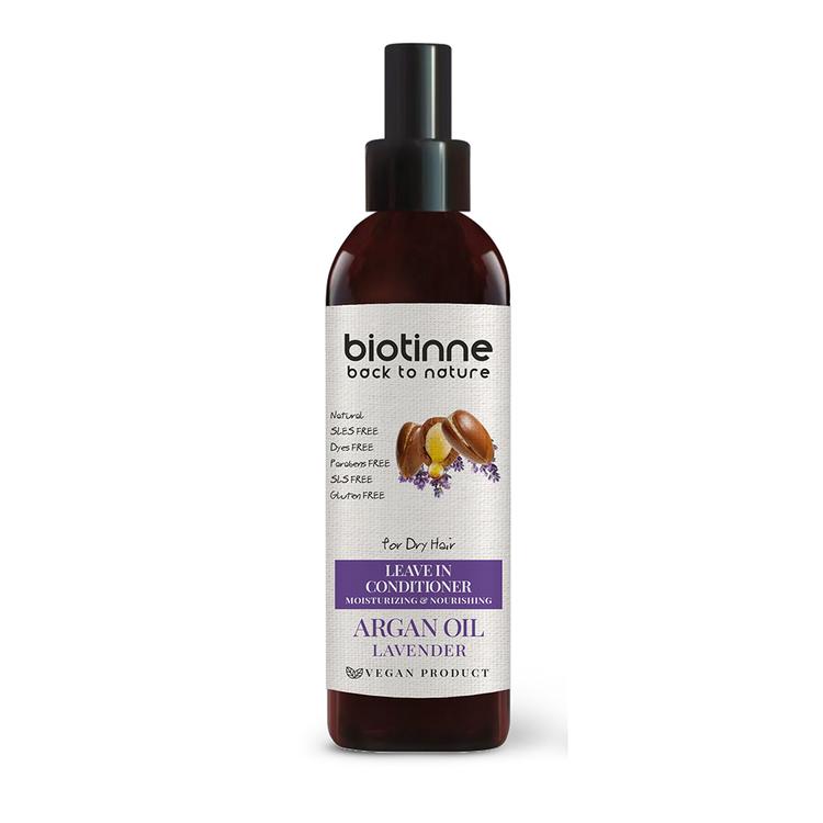 Biotinne Back To Nature Argan Oil & Lavender Leave In Conditioner - 150 Ml