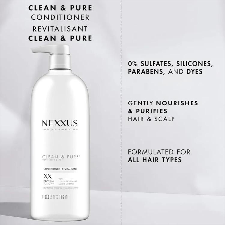Nexxus Clean & Pure Nourishing Detox Conditioner - 1000 ml