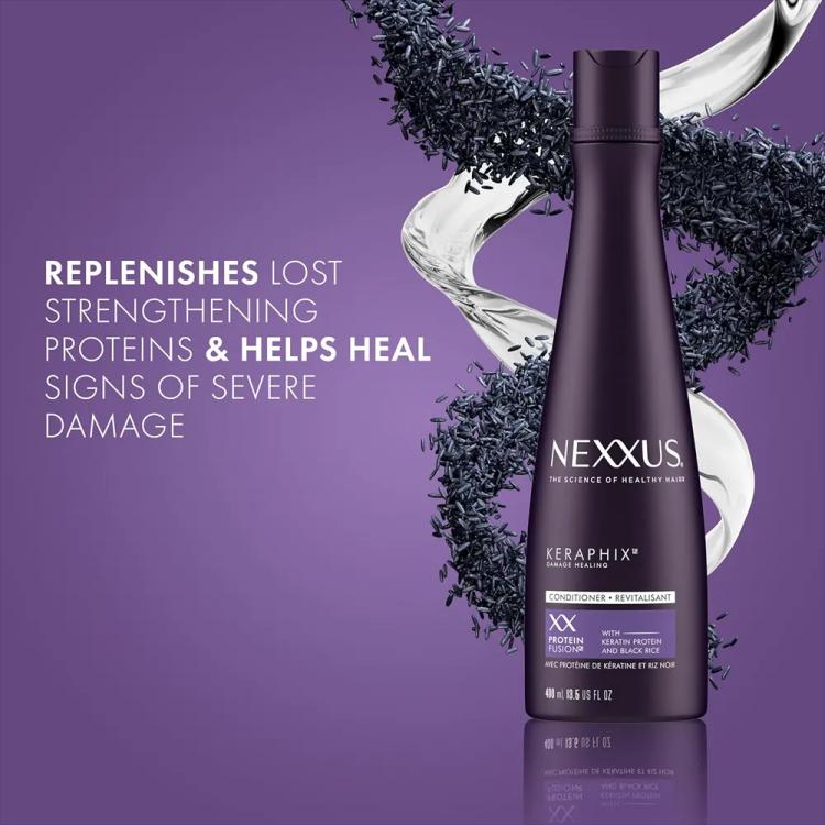 Nexxus Keraphix Keratin Protein Conditioner For Damaged Hair - 400 ml