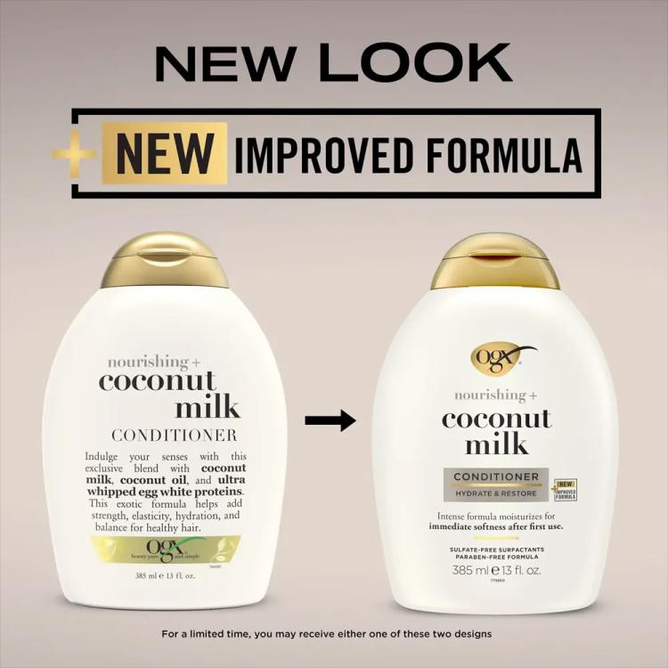 OGX Nourishing + Coconut Milk Conditioner - 385 ml