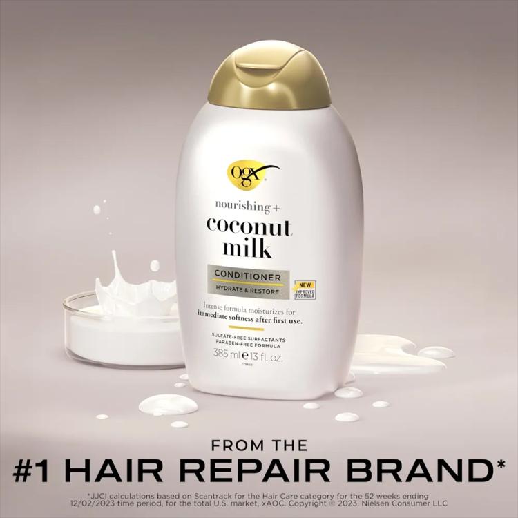 OGX Nourishing + Coconut Milk Conditioner - 385 ml