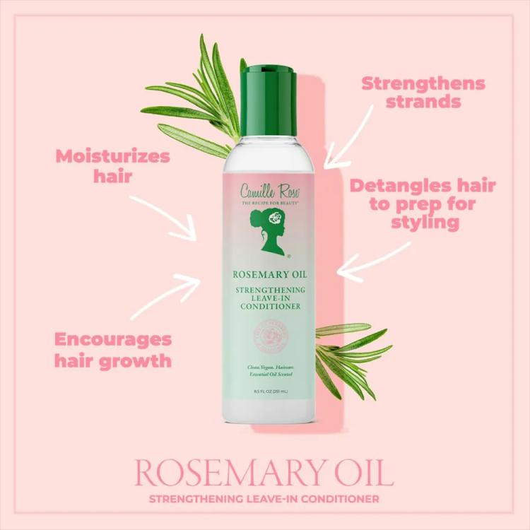 Camille Rose Rosemary Oil Strengthening Leave-In Conditioner - 236 ml
