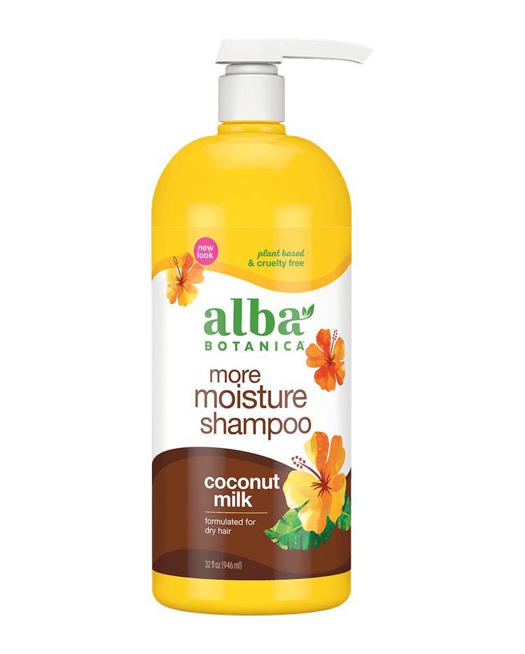 Alba Botanica Coconut Milk More Moisture Shampoo - 946 ml
