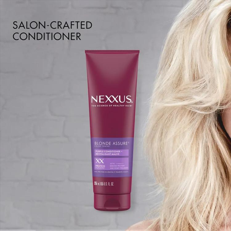 Nexxus Blonde Assure Colour Toning Purple Conditioner - 251 ml