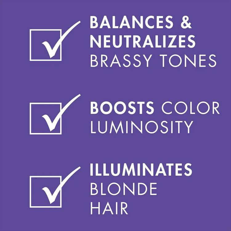 Nexxus Blonde Assure Color Toning Purple Shampoo - 250 ml