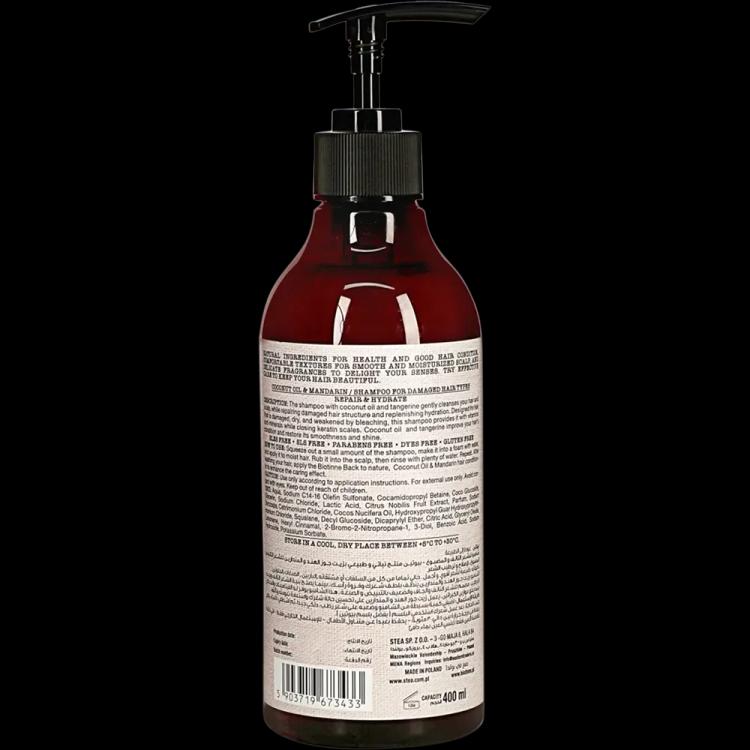 Biotinne Coconut Oil & Mandarin Shampoo - 400 ml