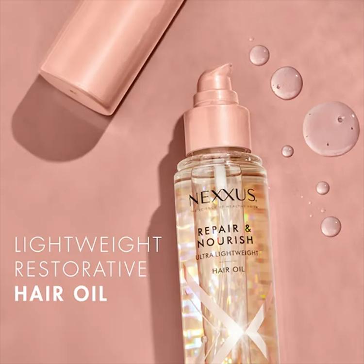 Nexxus Repair & Nourish Ultra Lightweight Hair Oil - 97.6 ml