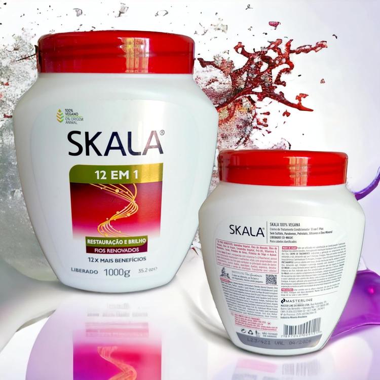 Skala 12 em 1 Hair Treatment Cream - 1000 g