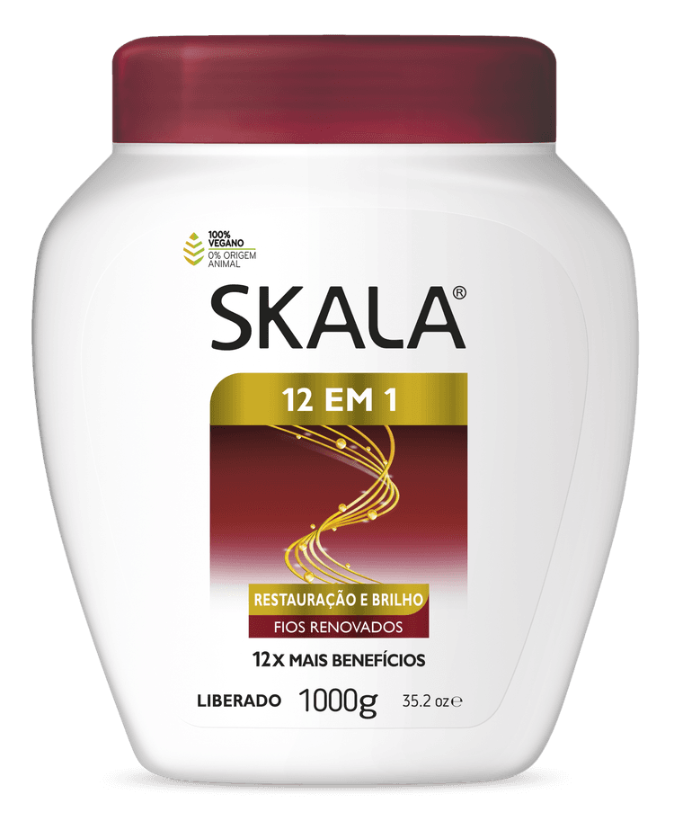 Skala 12 em 1 Hair Treatment Cream - 1000 g