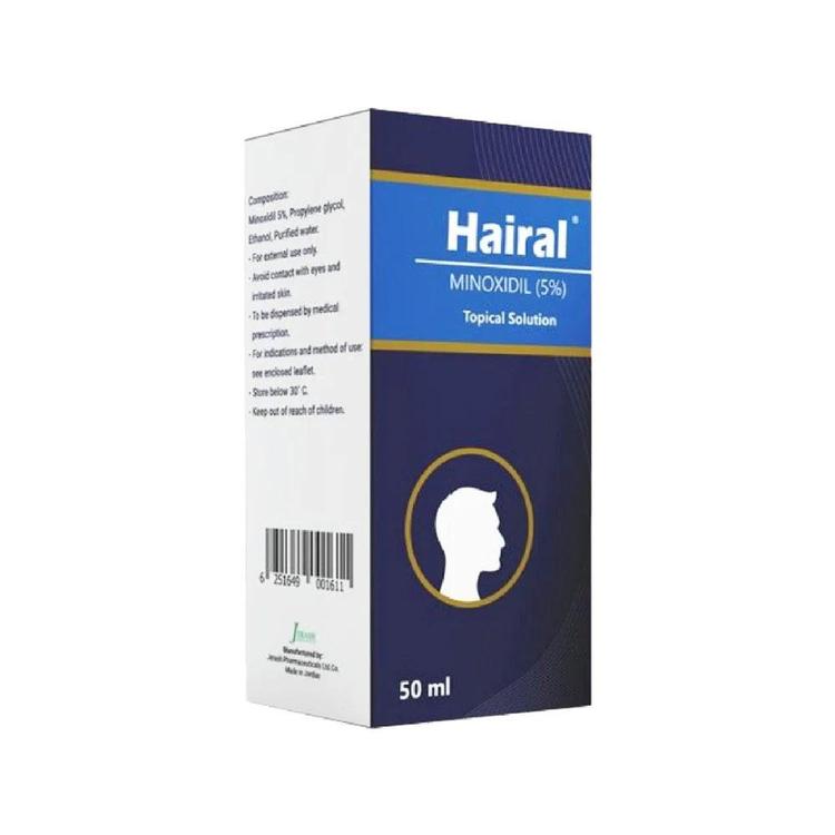 Hairal 5% Minoxidil Topical Solution - 50 ml