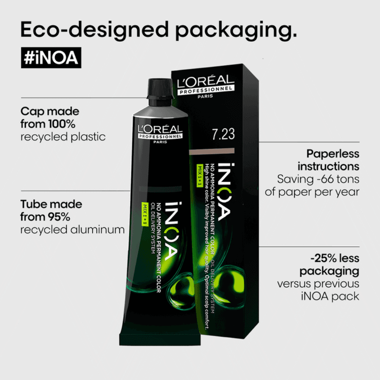 L’Oréal Professionnel Inoa No Ammonia Permanent Hair Colour - 6.23 Dark Iridescent Golden Blonde