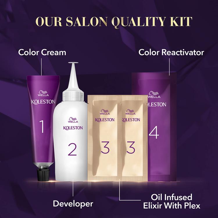 Wella Koleston Supreme Permanent Hair Color Cream - 4/6 Burgundy