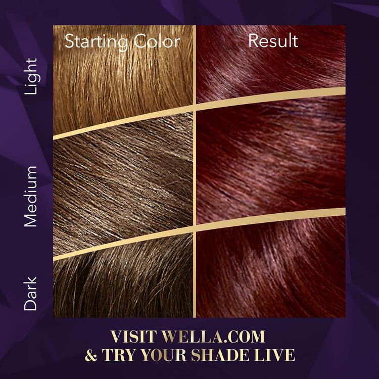 Wella Koleston Supreme Permanent Hair Color Cream - 4/6 Burgundy