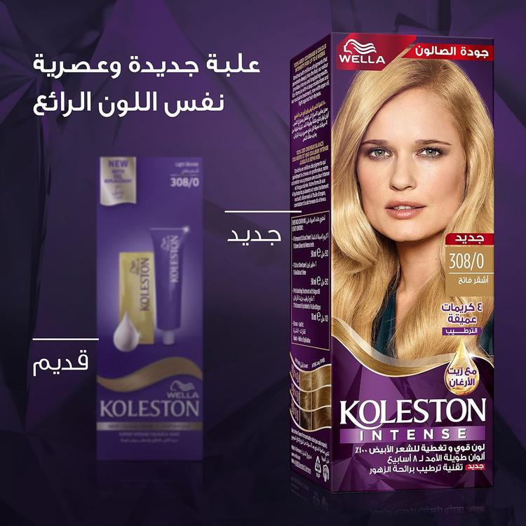 Wella Koleston Intense Hair Color - 308/0 Light Blonde
