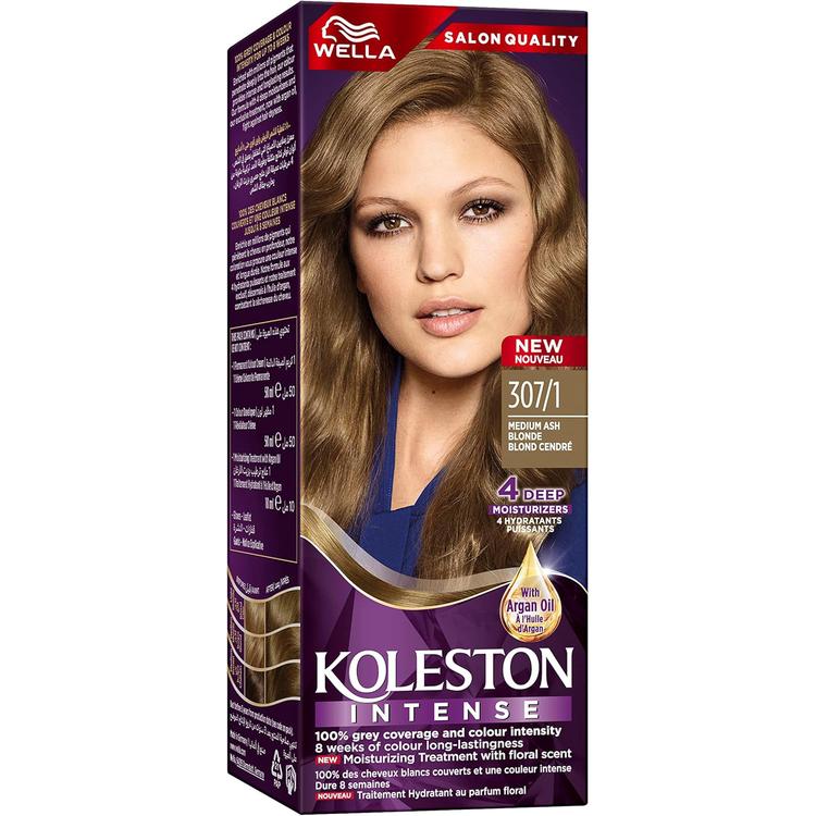 Wella Koleston Intense Hair Color - 307/1 Medium Ash Blonde