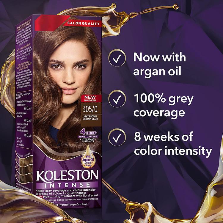Wella Koleston Intense Hair Color - 305/0 Light Brown