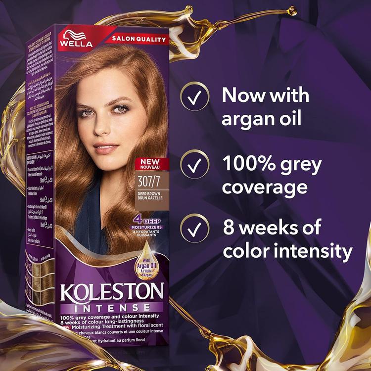 Wella Koleston Intense Hair Color - 307/7 Deer Brown