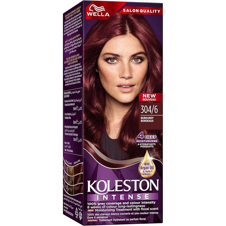 Wella Koleston Intense Hair Color - 304/6 Burgundy