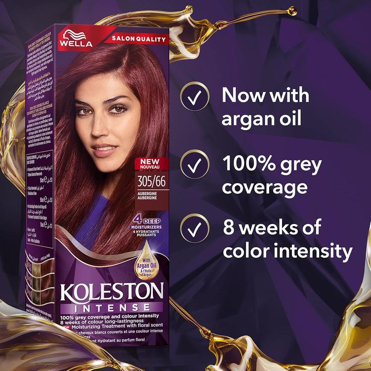 Wella Koleston Intense Hair Color - 305/66 Aubergine