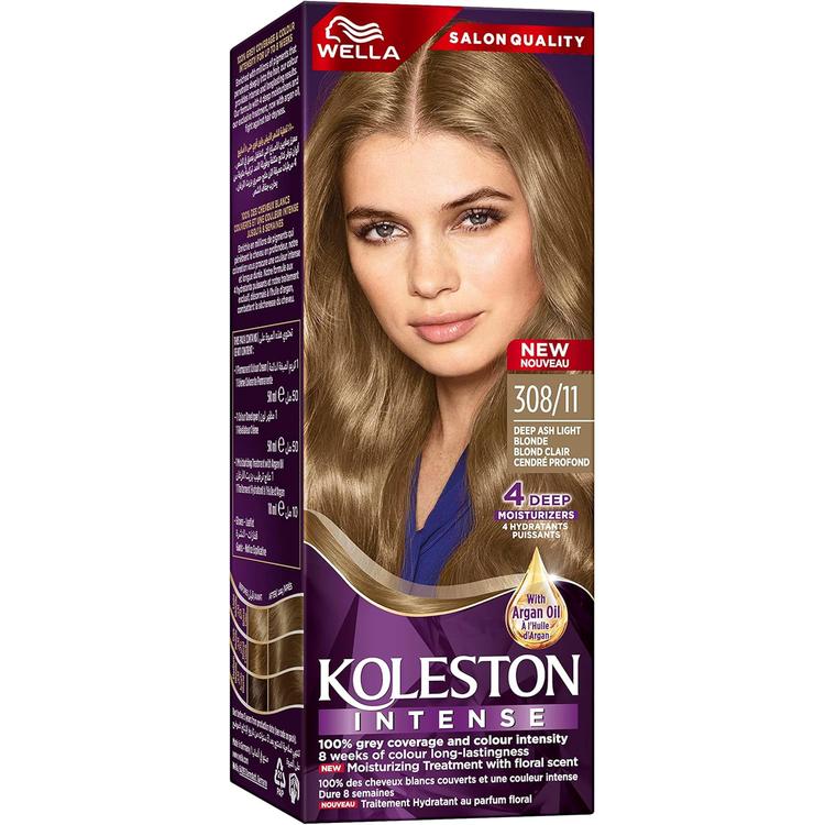Wella Koleston Intense Hair Color - 308/11 Deep Ash Light Blonde
