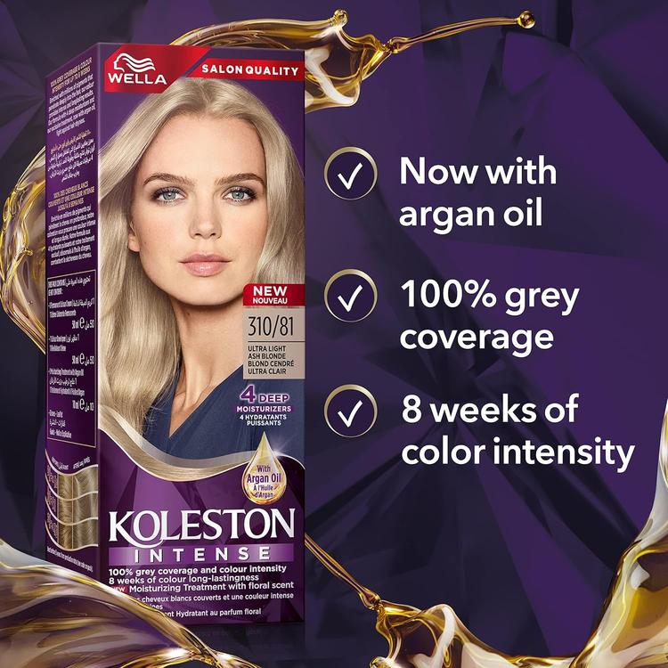 Wella Koleston Intense Hair Color - 310/81 Ultra Light Ash Blonde