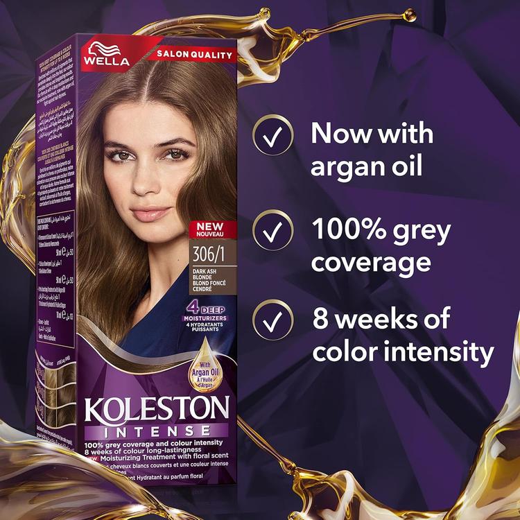 Wella Koleston Intense Hair Color - 306/1 Dark Ash Blonde