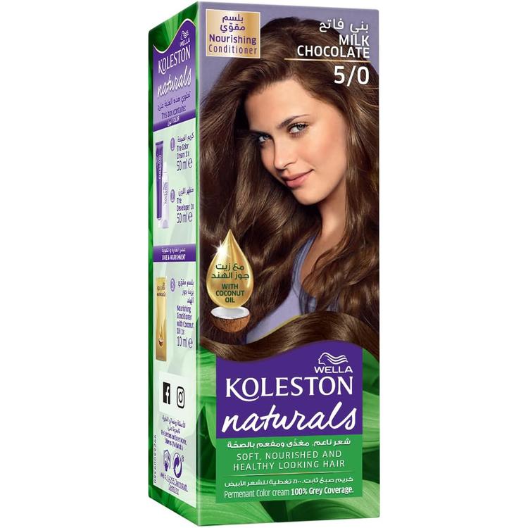 Wella Koleston Naturals Hair Dye - 5/0 Light Brown