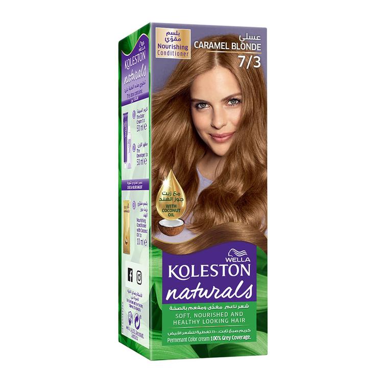 Wella Koleston Naturals Hair Dye - 7/3 Caramel Blonde