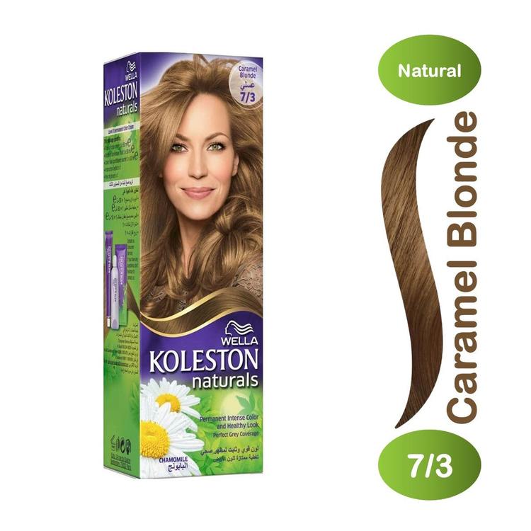 Wella Koleston Naturals Hair Dye - 7/3 Caramel Blonde