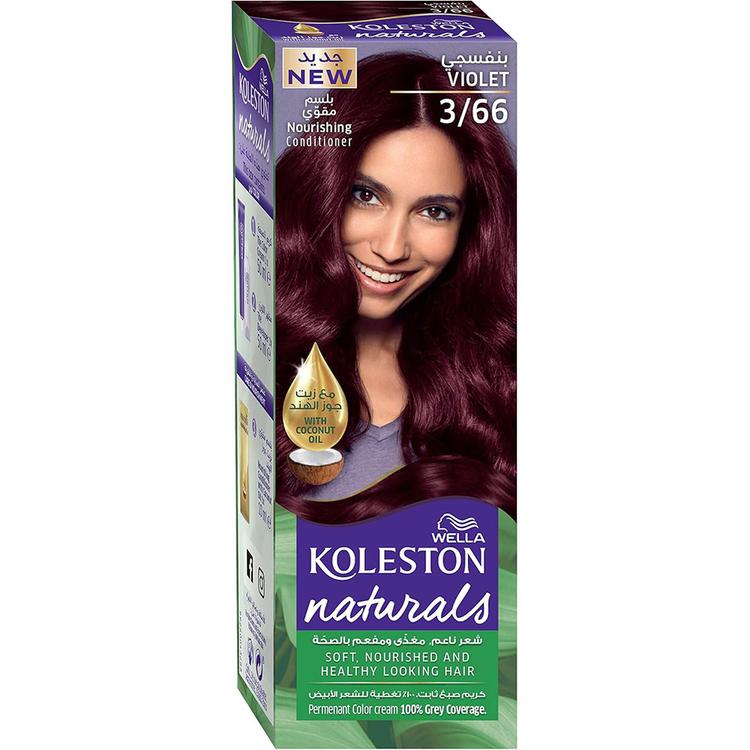 Wella Koleston Naturals Hair Dye - 3/66 Red Chestnut