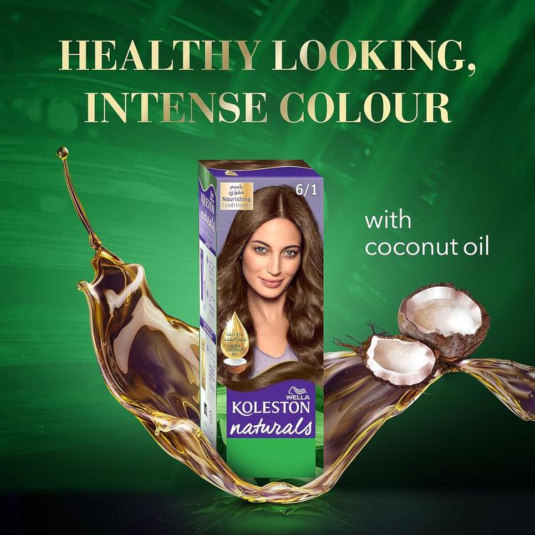 Wella Koleston Naturals Hair Dye - 3/4 Dark Chestnut