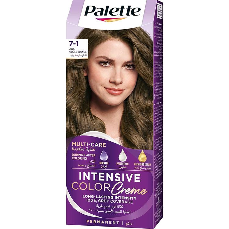 Schwarzkopf Palette Intensive Color Creme - 7-1 Cool Middle Blonde