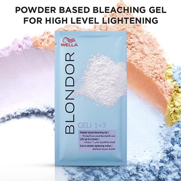 Wella Blondor Geli 1+3 Powder Based Bleaching Gel - 20 g