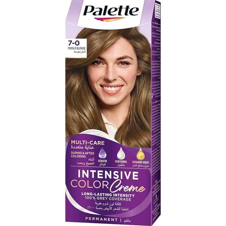Schwarzkopf Palette Intensive Color Creme - 7-0 Middle Blonde