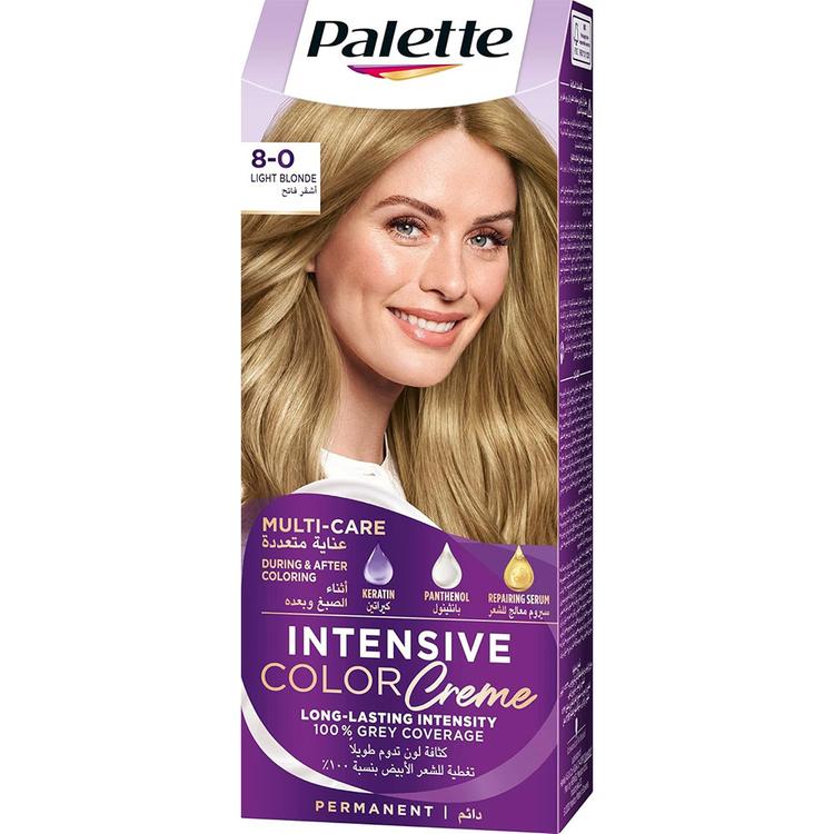 Schwarzkopf Palette Intensive Color Creme - 8-0 Light Blonde