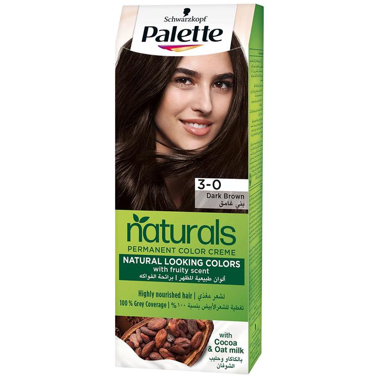 Schwarzkopf Palette Naturals Permanent Hair Color Creme - 3-0 Dark Brown