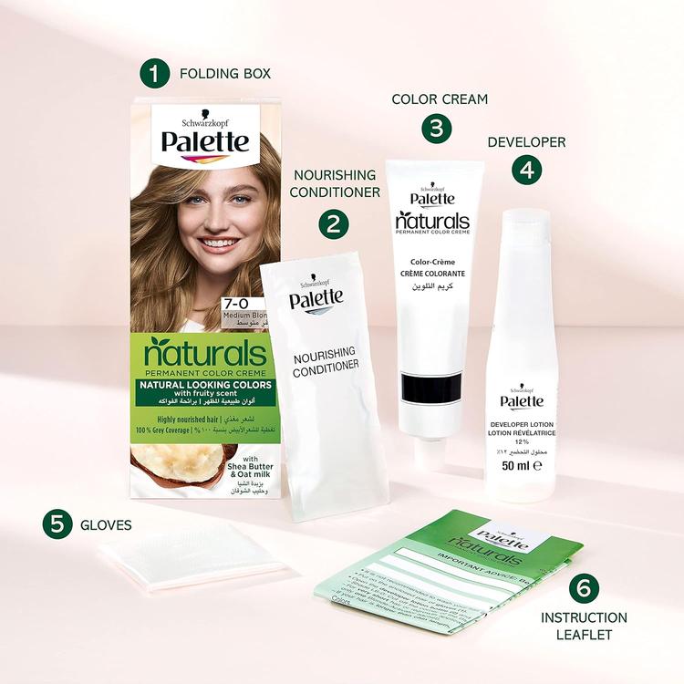 Schwarzkopf Palette Naturals Permanent Hair Color Creme - 3-68 Chocoloate Brown