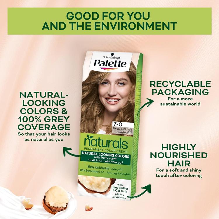 Schwarzkopf Palette Naturals Permanent Hair Color Creme - 3-68 Chocoloate Brown