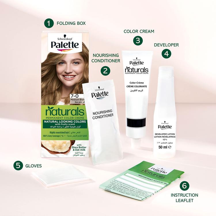 Schwarzkopf Palette Naturals Permanent Hair Color Creme - 10 Extra Light Blonde