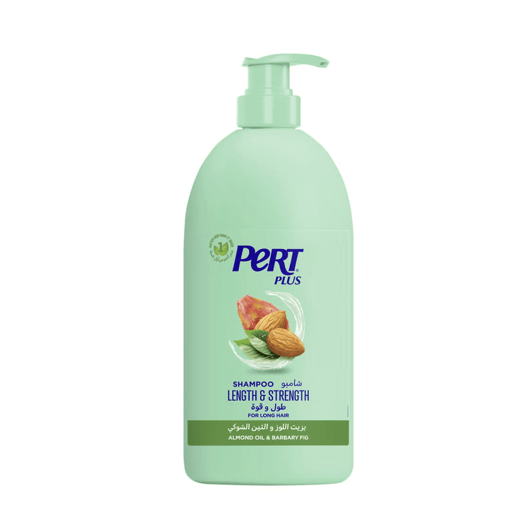 Pert Plus Length & Strength Shampoo With Almond Oil & Barbary Fig - 1000 ml