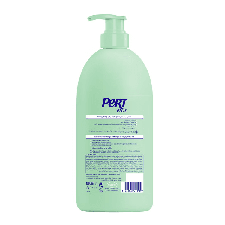 Pert Plus Length & Strength Shampoo With Almond Oil & Barbary Fig - 1000 ml