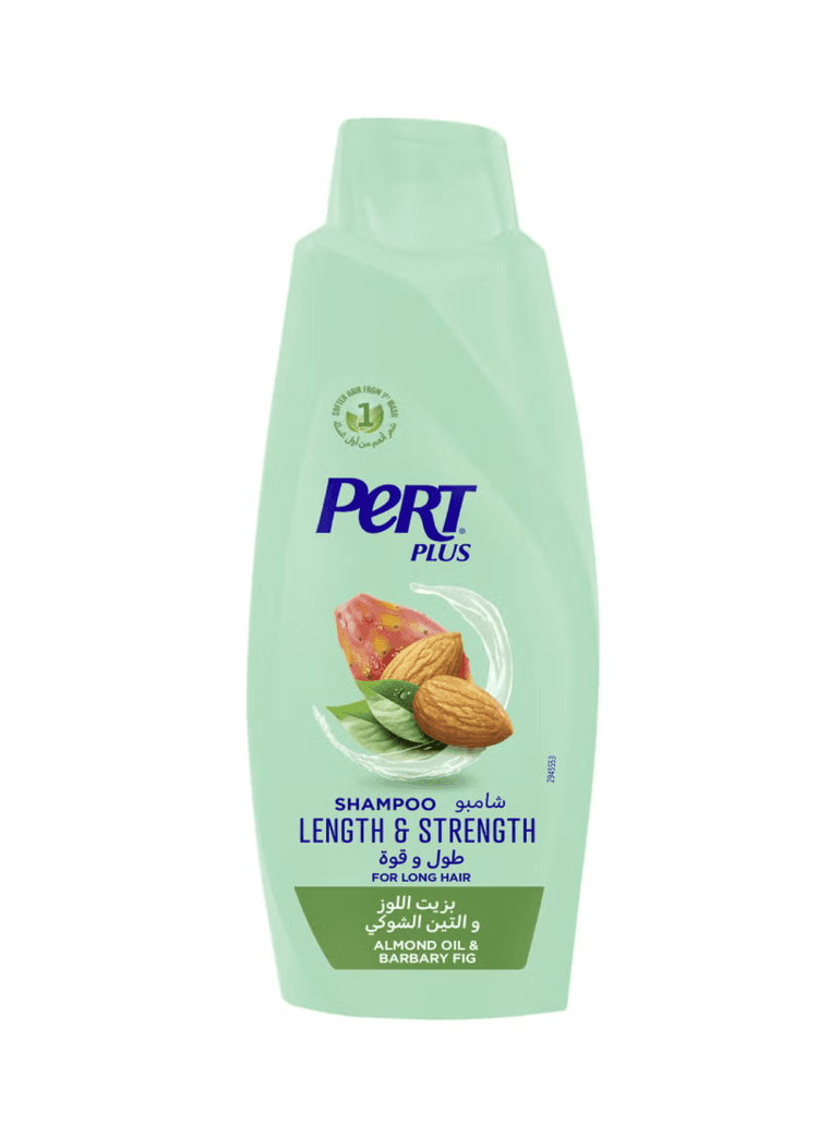Pert Plus Length & Strength Shampoo With Almond Oil & Barbary Fig - 600 ml
