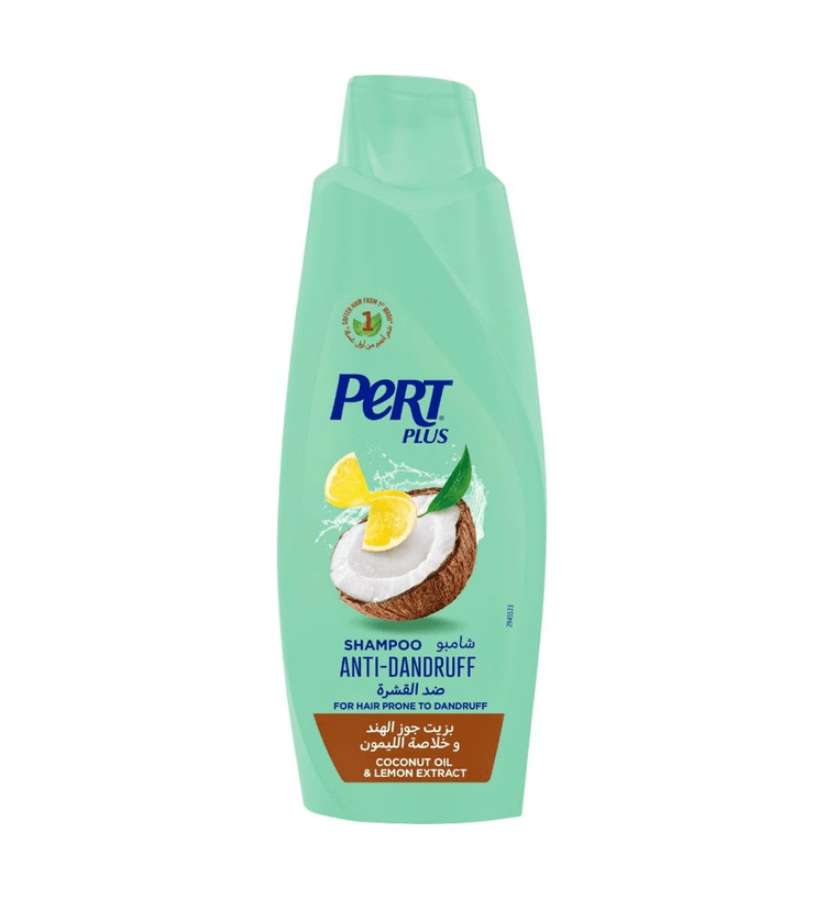 Pert Plus Anti Dandruff Shampoo With Coconut Oil And Lemon Extract - 600 ml
