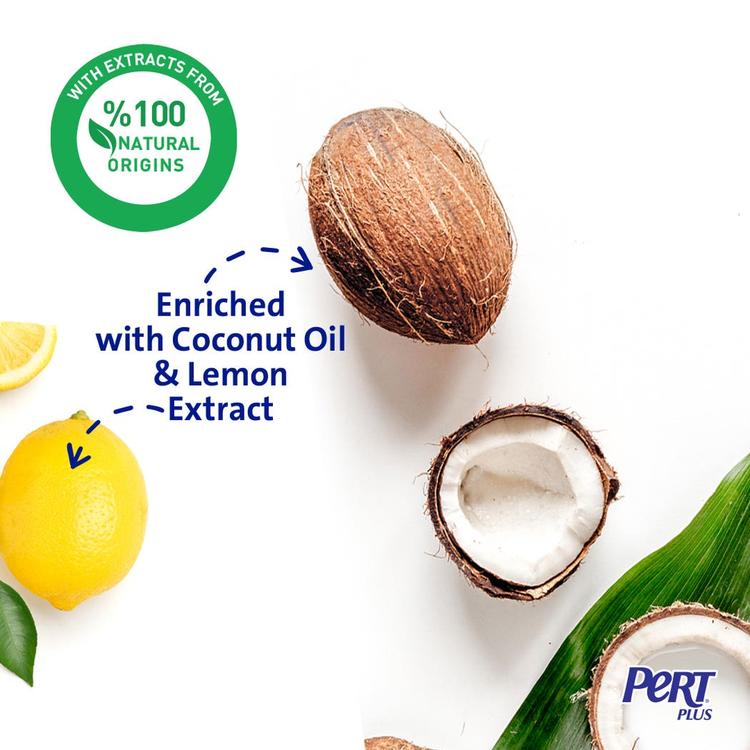 Pert Plus Anti Dandruff Shampoo With Coconut Oil And Lemon Extract - 1000 ml