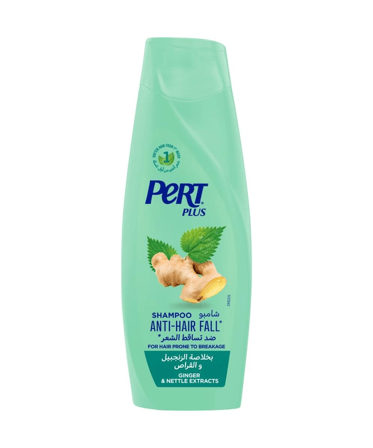 Pert Plus Anti-Hair Fall Shampoo With Ginger & Nettle Extracts - 400 ml