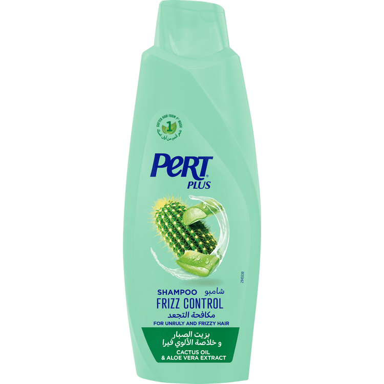 Pert Plus Frizz Control Shampoo With Cactus Oil and Aloe Vera - 600 ml